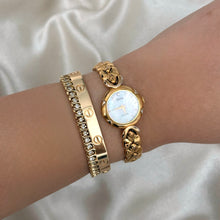 Load image into Gallery viewer, VINTAGE SEIKO MOTHER-OF-PEARL DIAMOND WATCH

