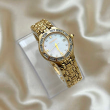 Load image into Gallery viewer, VINTAGE YSL MOTHER-OF-PEARL &amp; DIAMOND WATCH
