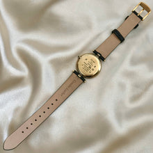 Load image into Gallery viewer, VINTAGE CARTIER BLACK LEATHER WATCH
