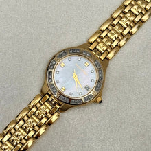 Load image into Gallery viewer, VINTAGE YSL MOTHER-OF-PEARL &amp; DIAMOND WATCH
