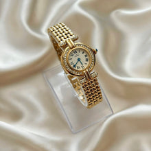 Load image into Gallery viewer, VINTAGE CARTIER REAL DIAMOND WATCH - WITH EXTRA STRAP
