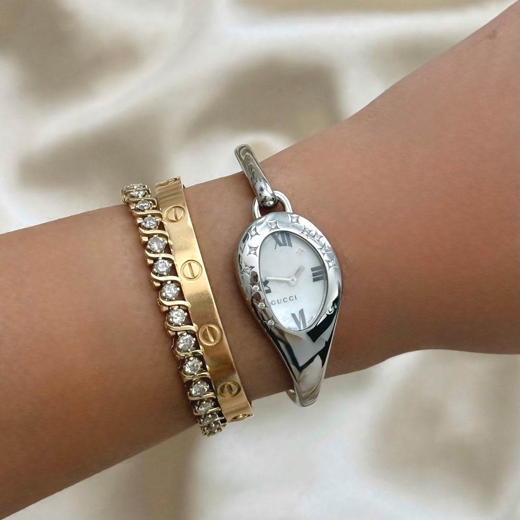 VINTAGE GUCCI DIAMOND WATCH