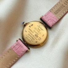 Load image into Gallery viewer, VINTAGE CARTIER PINK LEATHER WATCH
