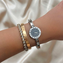 Load image into Gallery viewer, VINTAGE BVLGARI SILVER CUFF WATCH
