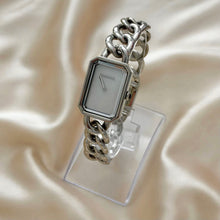 Load image into Gallery viewer, VINTAGE CHANEL PREMIERE CHAINE MOTHER-OF-PEARL SILVER WATCH
