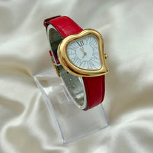 Load image into Gallery viewer, VINTAGE YSL RED LEATHER WATCH
