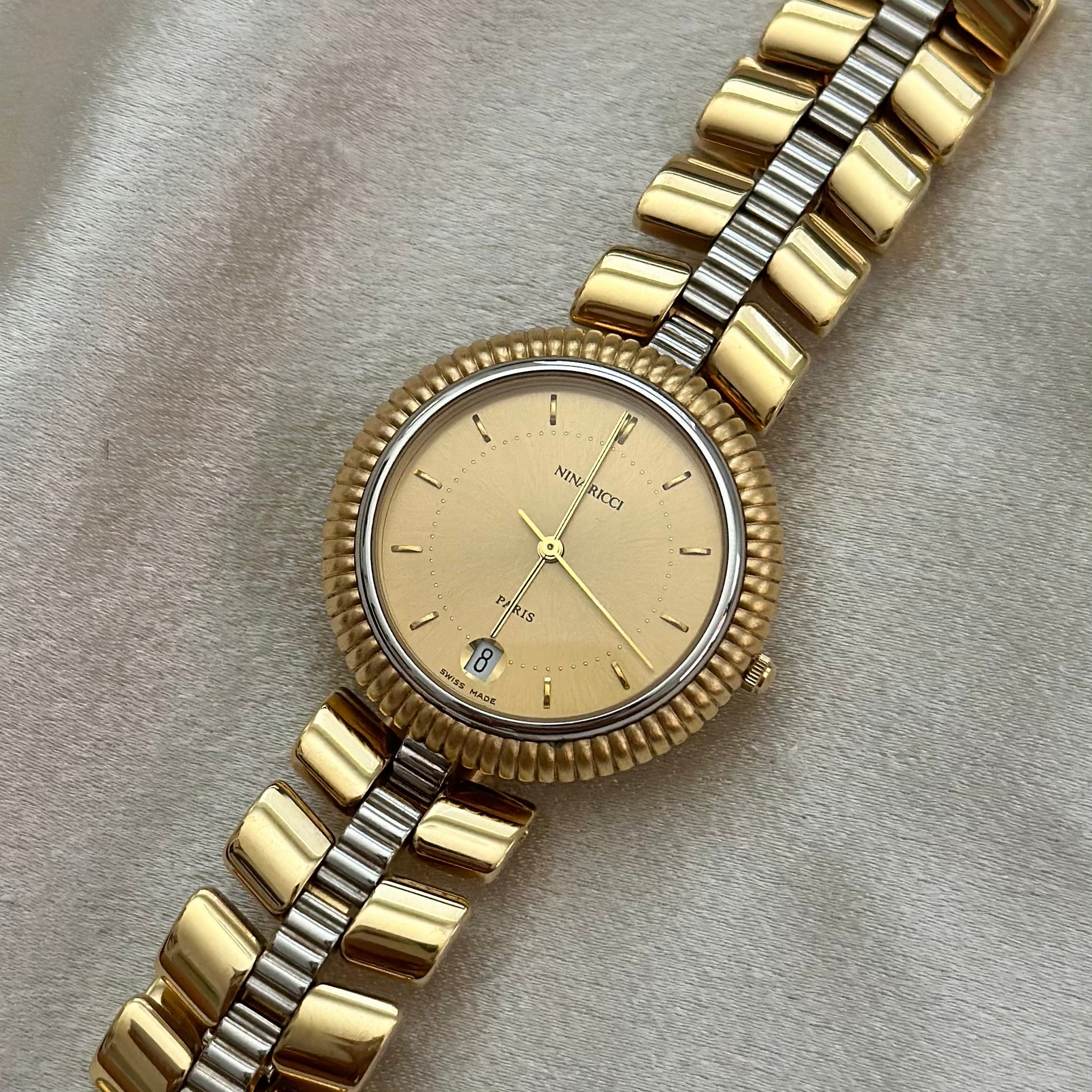 VINTAGE NINA RICCI TWO-TONED WATCH – Panahon Designs