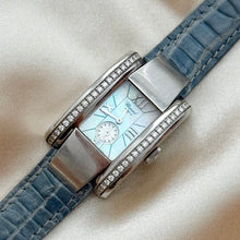 Load image into Gallery viewer, VINTAGE CHOPARD DIAMOND &amp; MOTHER-PEARL LEATHER WATCH
