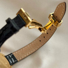 Load image into Gallery viewer, VINTAGE CARTIER BLACK LEATHER WATCH
