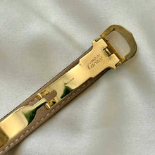 Load image into Gallery viewer, VINTAGE CARTIER BLACK LEATHER WATCH - WITH EXTRA STRAP
