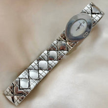 Load image into Gallery viewer, VINTAGE DIOR MOTHER-OF-PEARL SILVER WATCH
