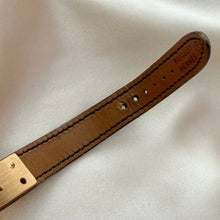 Load image into Gallery viewer, VINTAGE HERMES BLACK LEATHER WATCH
