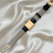 Load image into Gallery viewer, VINTAGE CARTIER BLACK LEATHER WATCH (MANUAL WIND)
