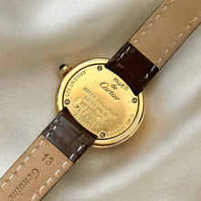 Load image into Gallery viewer, VINTAGE CARTIER BROWN LEATHER WATCH - WITH EXTRA STRAP
