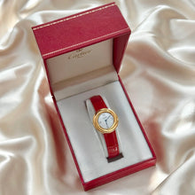 Load image into Gallery viewer, VINTAGE CARTIER RED LEATHER WATCH
