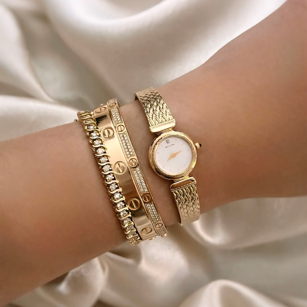 VINTAGE CITIZEN DIAMOND DAINTY WATCH