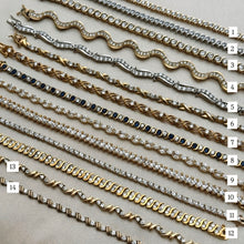 Load image into Gallery viewer, SIGNATURE TENNIS BRACELET STACKERS
