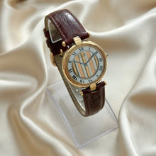 Load image into Gallery viewer, VINTAGE CARTIER BROWN LEATHER WATCH
