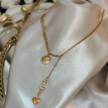 Load image into Gallery viewer, VERSACE MEDUSA LARIAT NECKLACE
