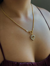 Load image into Gallery viewer, DIOR LUNA ROUND CLASP ROPE CHAIN NECKLACE
